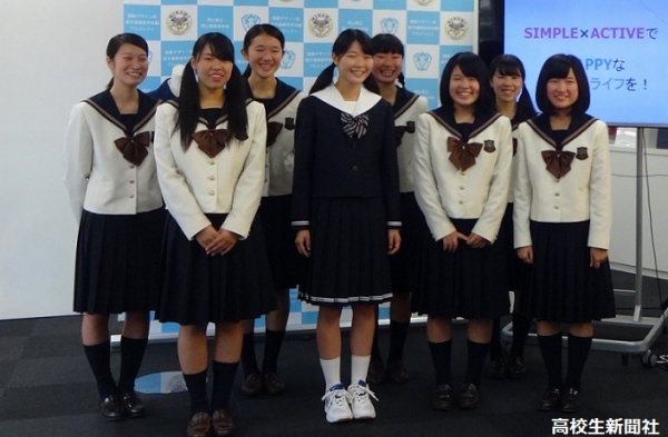 高校生が中学校の制服をデザイン「かわいい」と好評 岡山南高校服飾